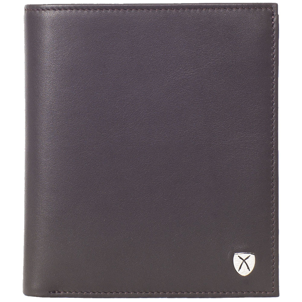 Geldbörse Portemonnaie Leder braun 18 Fächer - Corf Offermann