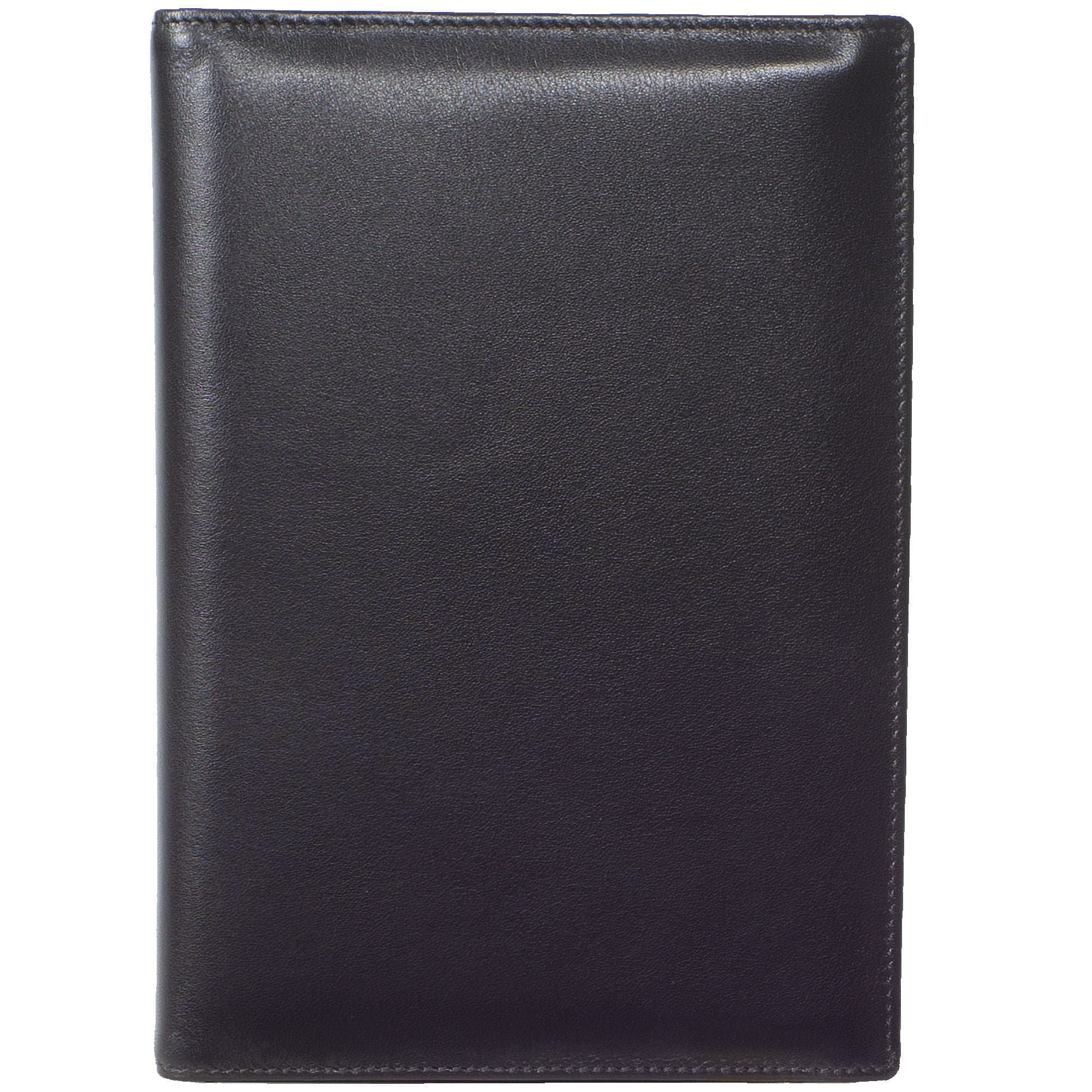Brieftasche Leder schwarz