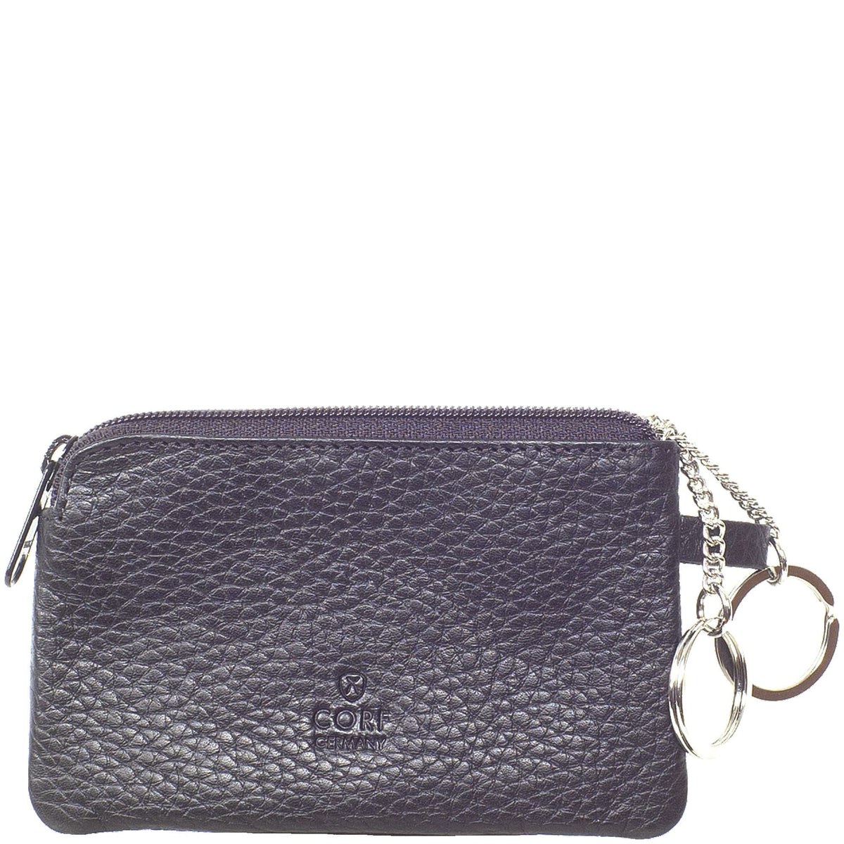 Schlüsseletui schlank Leder blau - Corf Offermann