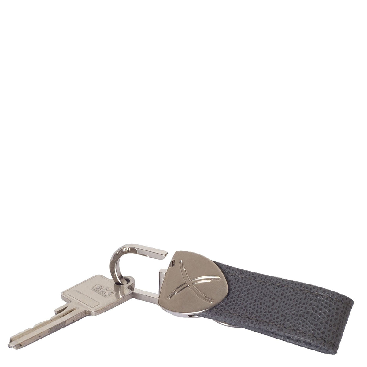 Schlüsselanhänger Leder grau - Corf Offermann