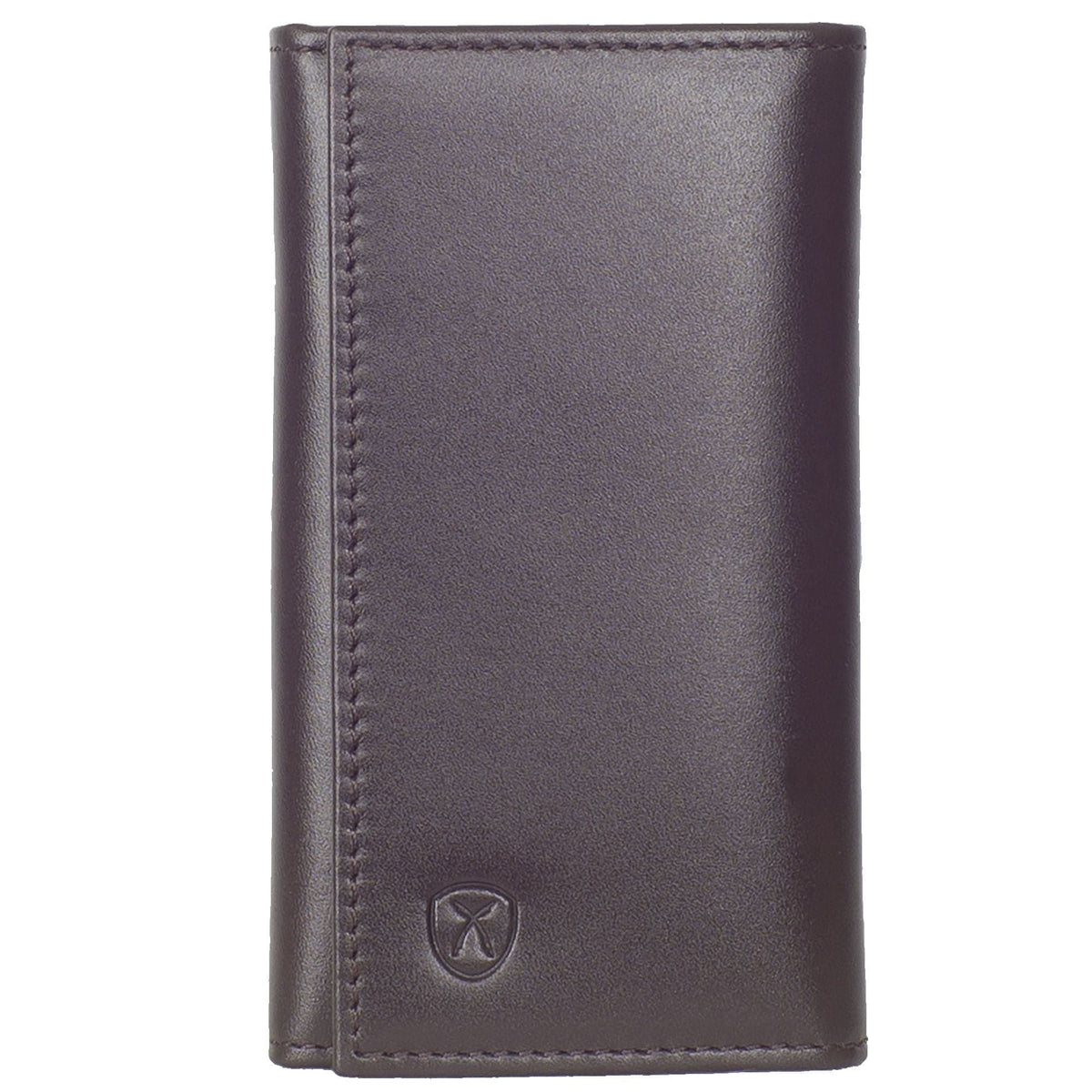 Schlüsseletui glattes Leder braun mit 6 Haken - Corf Offermann